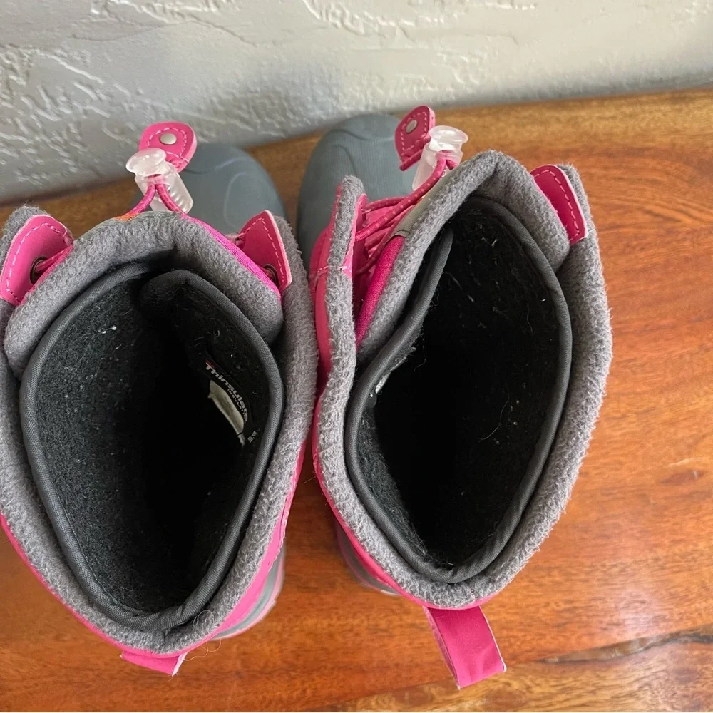 Northside Pink & Gray  Fuchsia/ Coral 3M Thinsulate Insulation Snow/Winter Boots